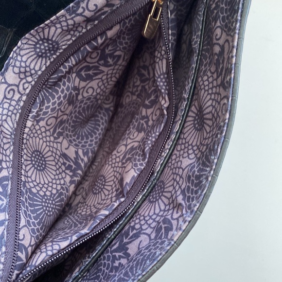 Urban Expressions Snake Skin Black Clutch - Picture 7 of 11